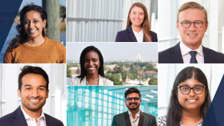 Collage of the Community Impact Scholarship Recipients
